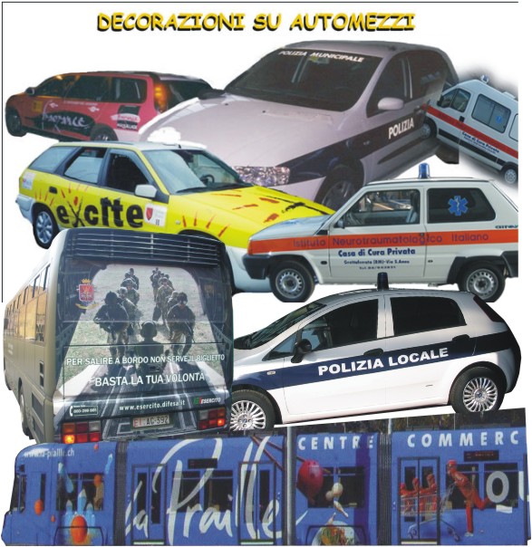 decorazioni su automezzi